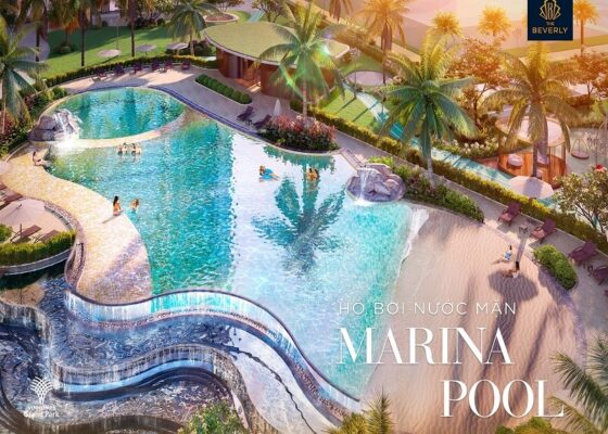 tiện ích hồ bơi Marina Pool The Beverly